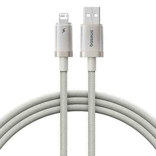 Baseus Titanium Alloy Series 2.4A USB to 8 Pin Fast Charging Cable, Length:1m(Gold)