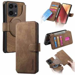 For Redmi Note 13 Pro 4G CaseNeo MagSafe RFID Anti-theft Retro Leather Phone Case(Brown)