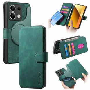 For Redmi Note 13 5G CaseNeo MagSafe RFID Anti-theft Retro Leather Phone Case(Green)