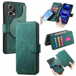 For Redmi Note 12 Pro+ 5G CaseNeo MagSafe RFID Anti-theft Retro Leather Phone Case(Green)