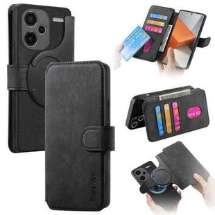 For Redmi Note 13 Pro+ 5G CaseNeo MagSafe RFID Anti-theft Retro Leather Phone Case(Black)