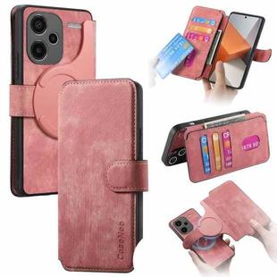 For Redmi Note 13 Pro+ 5G CaseNeo MagSafe RFID Anti-theft Retro Leather Phone Case(Pink)