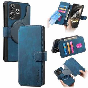 For Redmi Turbo 3 5G CaseNeo MagSafe RFID Anti-theft Retro Leather Phone Case(Blue)