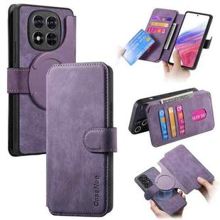 For Redmi Note 14 Pro 5G CaseNeo MagSafe RFID Anti-theft Retro Leather Phone Case(Purple)