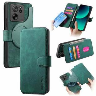 For Xiaomi 13T / 13T Pro CaseNeo MagSafe RFID Anti-theft Retro Leather Phone Case(Green)