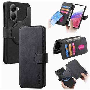 For Xiaomi Poco X7 Pro CaseNeo MagSafe RFID Anti-theft Retro Leather Phone Case(Black)