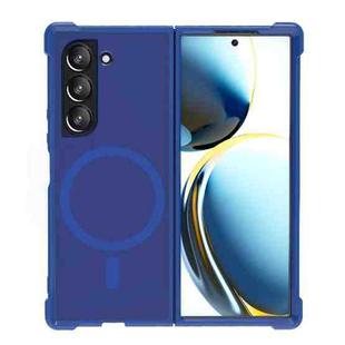 For Samsung Galaxy Z Fold4 Skin Feel MagSafe Phone Case(Blue)