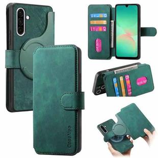 For Samsung Galaxy A26 5G CaseNeo MagSafe RFID Anti-theft Retro Leather Phone Case(Green)