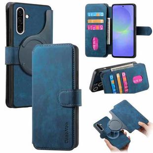 For Samsung Galaxy A36 5G CaseNeo MagSafe RFID Anti-theft Retro Leather Phone Case(Blue)