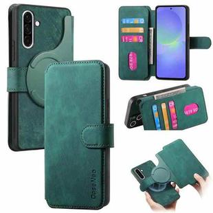 For Samsung Galaxy A36 5G CaseNeo MagSafe RFID Anti-theft Retro Leather Phone Case(Green)
