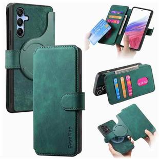 For Samsung Galaxy A16 CaseNeo MagSafe RFID Anti-theft Retro Leather Phone Case(Green)