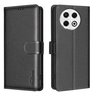 For Tecno Spark 30 Pro 4G Litchi Texture RFID Anti-theft Leather Phone Case(Black)