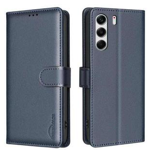 For Tecno Camon 40 Pro 4G Litchi Texture RFID Anti-theft Leather Phone Case(Blue)