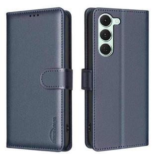 For Tecno Spark 40 Pro 4G Litchi Texture RFID Anti-theft Leather Phone Case(Blue)