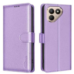 For Tecno Pova 7 Pro 5G Litchi Texture RFID Anti-theft Leather Phone Case(Purple)