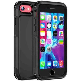 For iPhone 7 / 8 / SE 2022 RedPepper Armor PC Hybrid TPU Phone Case(Black)