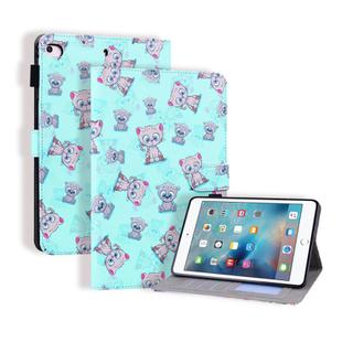 For iPad mini (2019) Horizontal Flip Leather Case, with  Card Slots & Holder & Photo Frame(Cartoon Bear)