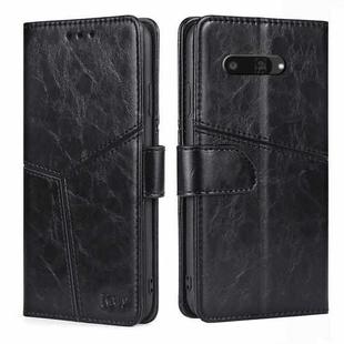 For Kyocera Digno SX4 5G Geometric Stitching Leather Phone Case(Black)