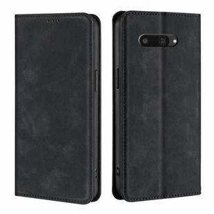 For Kyocera Digno SX4 5G Skin Feel Magnetic Leather Phone Case(Black)