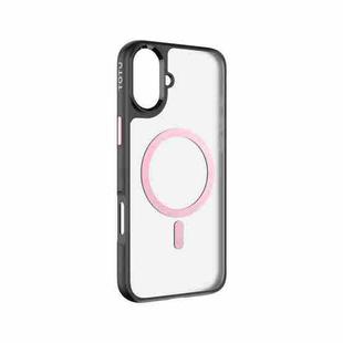 For iPhone 16 TOTU PC-7 Gold Shield Series Skin Feel MagSafe Magnetic Phone Case(Pink)