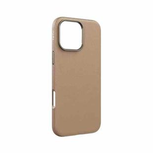 For iPhone 16 Pro Max TOTU PC-17 Mulsanne Series Plain Leather MagSafe Magnetic Phone Case(Gold)