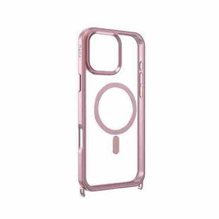 For iPhone 16 Pro TOTU PC-27 MagSafe Magnetic Hidden Metal Buckle Phone Case(Pink)