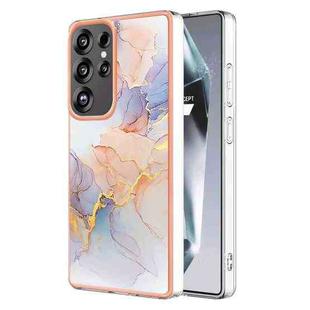 For Samsung Galaxy S25 Ultra 5G Electroplating IMD TPU Phone Case(White Marble)