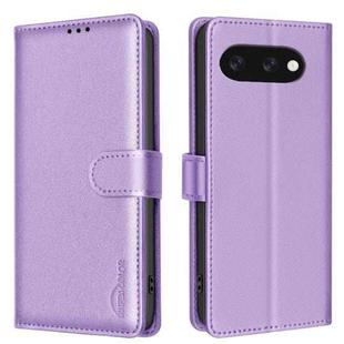 For Google Pixel 9A Litchi Texture RFID Anti-theft Leather Phone Case(Purple)