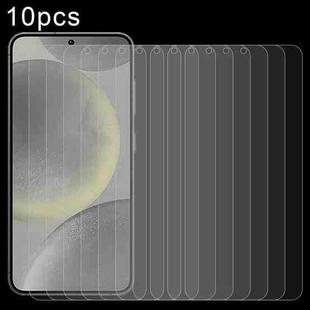 For Samsung Galaxy S25 5G 10pcs 0.26mm 9H 2.5D Tempered Glass Film