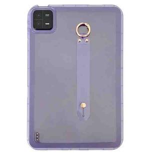For Xiaomi Pad 6 / Pad 6 Pro Wristband Holder PC Hybrid TPU Soft Tablet Case(Purple)