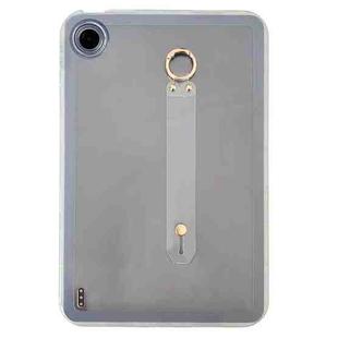 For Xiaomi Redmi Pad SE Wristband Holder PC Hybrid TPU Soft Tablet Case(Transparent)