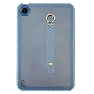 For Xiaomi Redmi Pad SE Wristband Holder PC Hybrid TPU Soft Tablet Case(Blue)