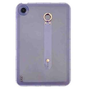 For Xiaomi Redmi Pad SE Wristband Holder PC Hybrid TPU Soft Tablet Case(Purple)