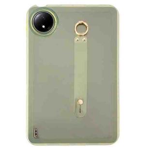 For Xiaomi Redmi Pad SE 8.7 Wristband Holder PC Hybrid TPU Soft Tablet Case(Yellow)