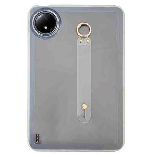 For Xiaomi Redmi Pad SE 8.7 Wristband Holder PC Hybrid TPU Soft Tablet Case(Transparent)