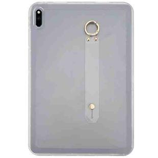 For Honor Pad V6 / V7 10.4 inch Wristband Holder PC Hybrid TPU Soft Tablet Case(Transparent)