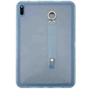 For Huawei MatePad 10.4 2022 / 2020 Wristband Holder PC Hybrid TPU Soft Tablet Case(Blue)