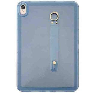 For Huawei MatePad 10.8 / M6 10.8 Wristband Holder PC Hybrid TPU Soft Tablet Case(Blue)