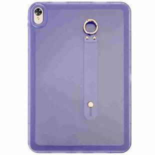 For Huawei MatePad 10.8 / M6 10.8 Wristband Holder PC Hybrid TPU Soft Tablet Case(Purple)