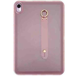 For Huawei MatePad 11 2023 / 2024 Wristband Holder PC Hybrid TPU Soft Tablet Case(Pink)