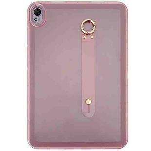 For Huawei MatePad 11.5 S Wristband Holder PC Hybrid TPU Soft Tablet Case(Pink)