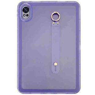 For Huawei MatePad Air 2024 Wristband Holder PC Hybrid TPU Soft Tablet Case(Purple)