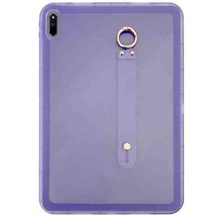 For Huawei MatePad SE 10.4 2022 Wristband Holder PC Hybrid TPU Soft Tablet Case(Purple)