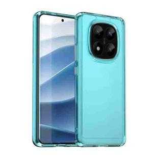 For Redmi Note 14 Pro+ 5G Candy Series TPU Phone Case(Transparent Blue)