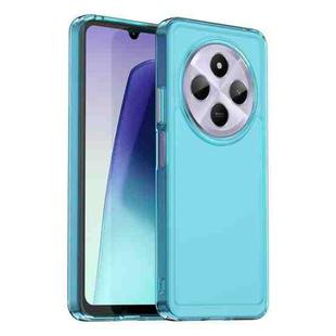 For Redmi 14R 5G Candy Series TPU Phone Case(Transparent Blue)