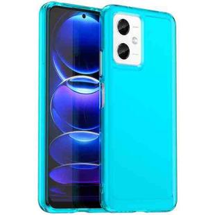 For Redmi Note 12 4G Global Candy Series TPU Phone Case(Transparent Blue)