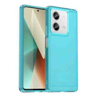 For Redmi Note 13 5G Candy Series TPU Phone Case(Transparent Blue)