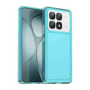 For Redmi K70 Ultra Candy Series TPU Phone Case(Transparent Blue)