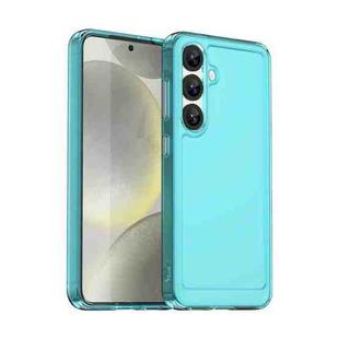 For Samsung Galaxy S25 5G Candy Series TPU Phone Case(Transparent Blue)