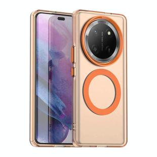 For Honor Magic7 Lite Candy Magsafe PC Hybrid TPU Phone Case(Orange)